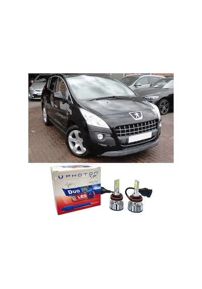 Peugeot 3008 Led Xenon Kısa Far Ampulü H7 Duo Yeni Seri Beyaz 2010-2013