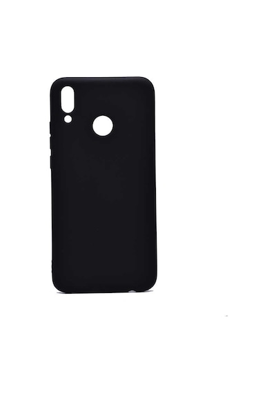 Noktaks - Y9 2019 Uyumlu - Kılıf Mat Soft Esnek Premier Silikon Kapak - T6709 - Siyah Siyah