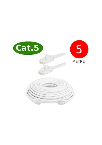 Cat5 Network Kablosu Rj45 5 Metre