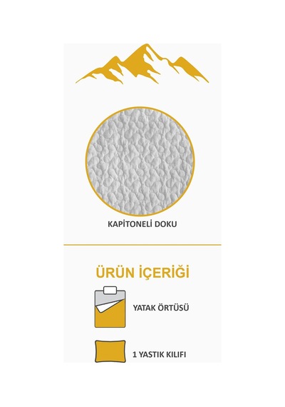 Kalpli Kadife Kumaş Kapitoneli Tek Kişilik Yatak Örtüsü Seti 2 Parça Tky0041 Çok Renkli