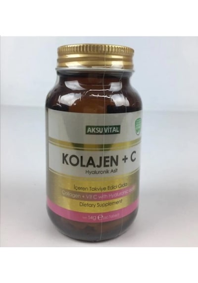 Aksu Vital Kolajen + C Hyaluronik Asit 54 G 60 Tablet