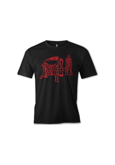 Death - Logo Siyah Erkek Tshirt