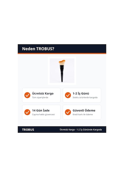 Trobus Torpido Ve Klima Izgara Temizleme Fırçası Araç İçi Detay 12 Cm
