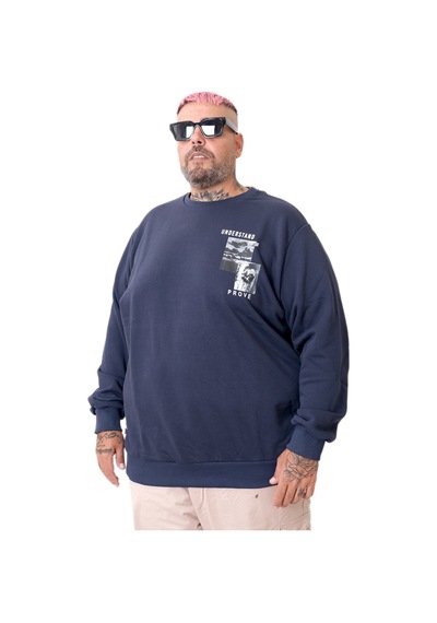 Mode Xl Erkek Sweat Bisiklet Understand U25815 İndigo