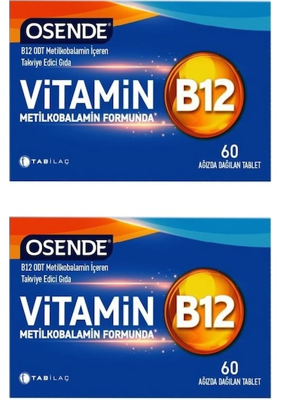 Osende Vitamin B12 60 Tablet 2 Adet
