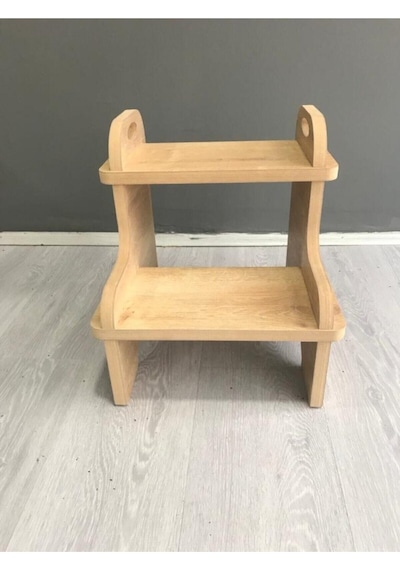 Mdf Basamak Tabure Çocuk Bebek Banyo Wc Lavabo Merdiven Yükseltici
