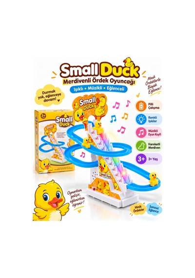 Dön Dolaş Ördekler Işıklı Müzikli Merdiven Small - 922828580
