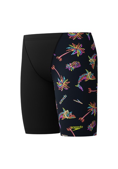 Speedo Printed V-cut Jammer Erkek Çocuk Yüzücü Mayosu Çok Renkli