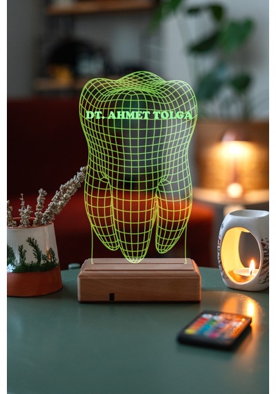 Diş Doktorlarına Özel 3D Led Lamba