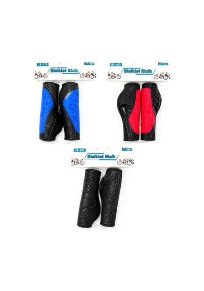 İbico İ18-013 Silikon Bisiklet Elciği 2'li Set - Renkli- 20'li Paket Çok Renkli