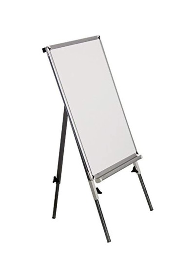60x85 Teleskopik Ayaklı Laminat Beyaz Yazı Tahtası Beyaz Diğer