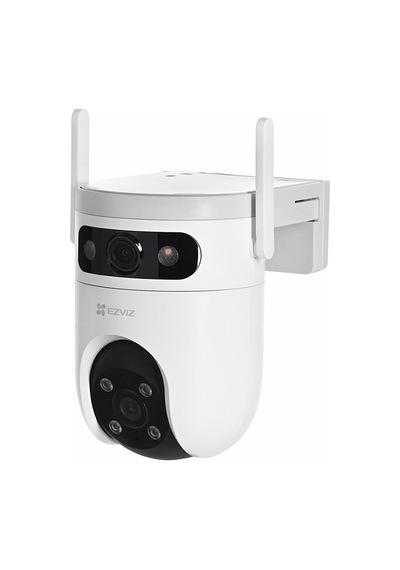 Ezviz Yatay Ve Dikey Hareketli, Dual Lens, Wifi Güvenlik Kamerası Cs-h9c 3mp+3mp 000 Açık Krem