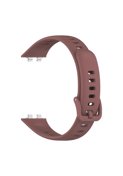 Caseonn Huawei Band 11 Pro Kordon Tam Korumalı Spor Silikon Kordon Kayış Kahverengi