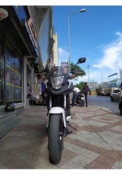 2012-15 Honda Nc 700X 750X Uzun Ön Cam Şeffaf 55cm Zeus 4mm