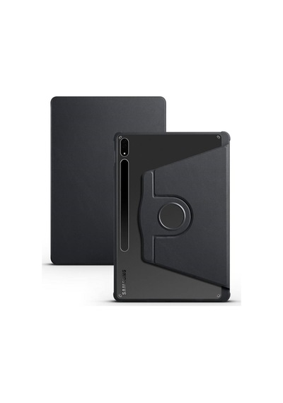 Galaxy Uyumlu Tab S7 Fe Lte T737-t736-t733-t730 Kılıf Zore Termik Kalem Bölmeli Dönebilen Standlı Kılıf