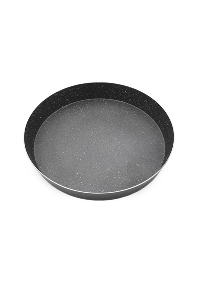 Granit Döküm Yuvarlak Fırın Tepsi Yanmaz Yapışmaz Yüksek Isıya Dayanıklı 40 Cm