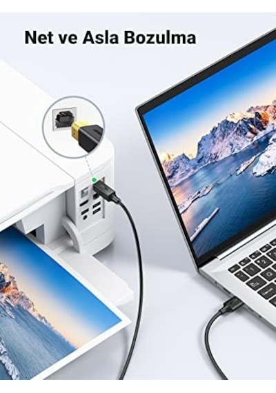 Usb Den Usb-b Ye Yazıcı Tarayıcı Kablosu, 1.5 Metre