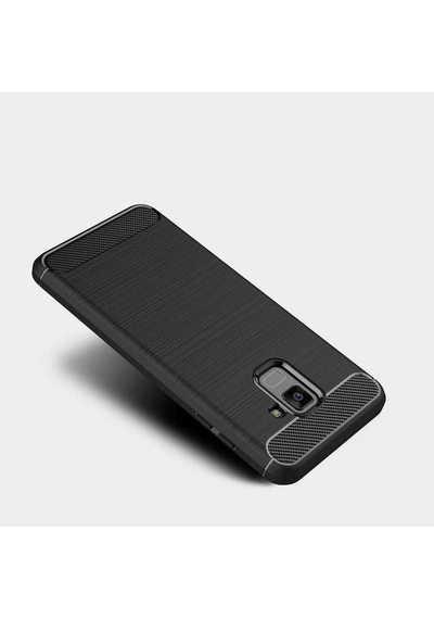 Samsung Uyumlu Galaxy A6 2018 Kılıf Zore Room Silikon Kapak Siyah