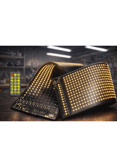 Cata Ct 4568 Esnek Yapışkanl Matrix Led Panel 96x16 Rgb