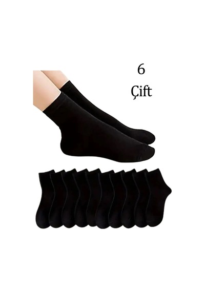 Zigzag İç Giyim 6 Çift Yarım - Kısa Konç Erkek Bambu Çorap