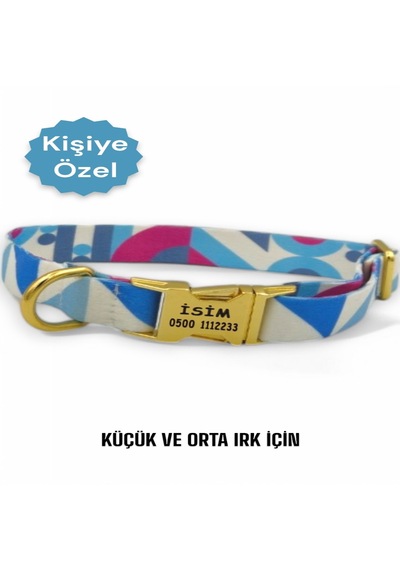 Caramelos Köpek Tasması-küçük Irk Ve Orta Irk İsimli Tasma 7 Açık Mavi Caramelos Köpek Tasması-küçük Irk Ve Orta Irk İsimli Tasma 7 Açık Mavi