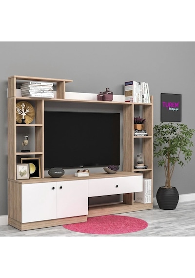 Light Tv Ünitesi Mdf Antrasit Light Tv Ünitesi Mdf Antrasit