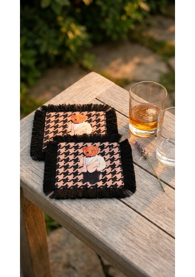 Heritage Houndstooth Kokteyl Peçetesi