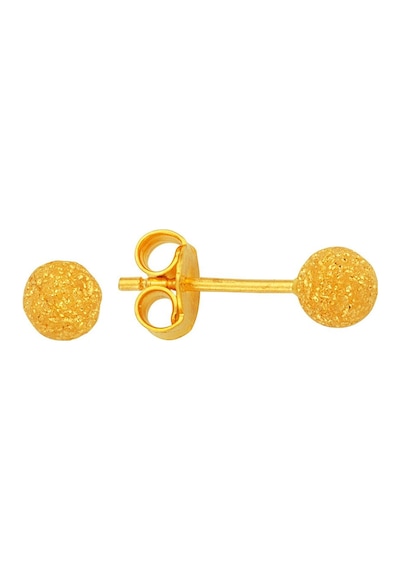 22 Ayar Altın Kumlu Top Küpe 1.60 Gram