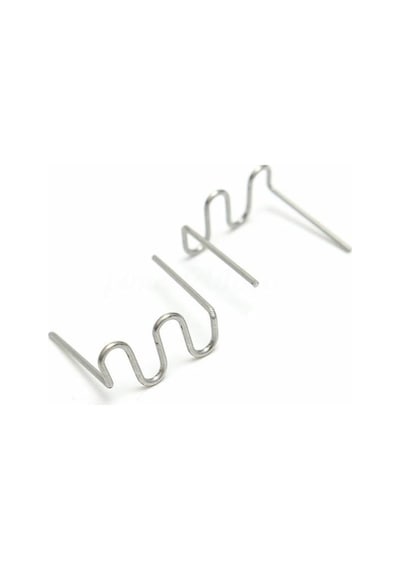 100 ADET 0,8MM DALGALI TİP PLASTİK KAYNAK ZIMBA TELİ