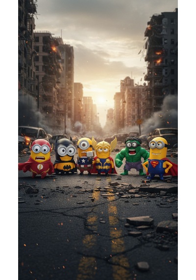 Superman Minion Figür 14 Cm
