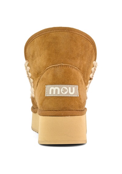 Bot Kar Kadın Mu.fw681000a Cog Mou Mini Eskimo Platform Boot Cognac Beyaz