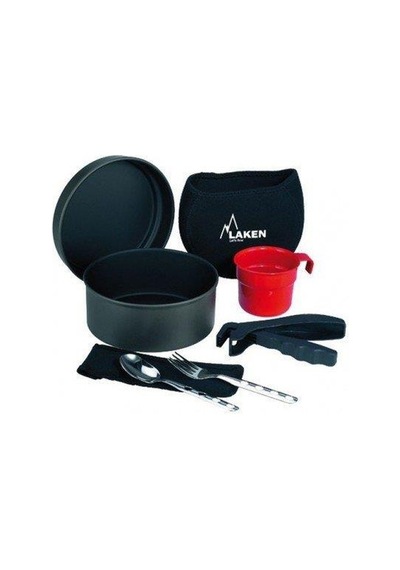 Laken Alüminyum Teflon Kaplama Bir Kişilik Pişirme Seti+nprn Kılıflı Ø17cm Lk6011fn Çok Renkli