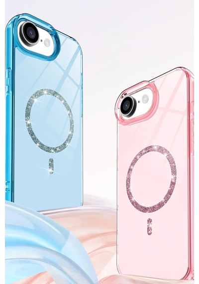 Gld-spt- Newface Apple Uyumlu iPhone 16e Live Diamond Magsafe Kapak - Sarı