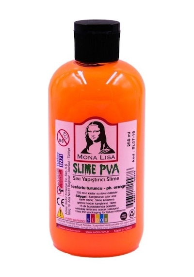 Südor Monalisa Slime Jeli Turuncu Fosforlu 250 Ml.