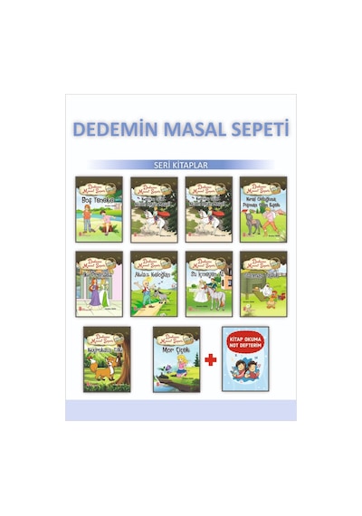 Ata 2.sınıflar İçin Dedemin Masal Sepeti Öykü Dizisi + Kitap Okuma Not Defteri