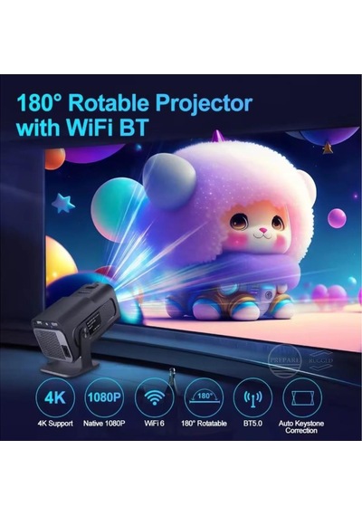 130 İnç Ultra Pro Full Hd 4k Video Destekli Projeksiyon Spotlight 1080p Projeksiyon Cihazı 320 Mini