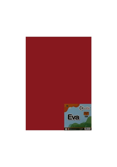 Bafix Eva Düz Renk 50x70 Kırmızı