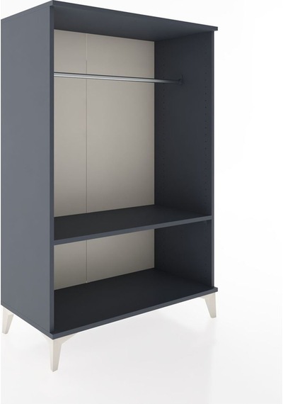 Hyperion Dolap Tek Raflı Tek Askılı 88x44x134 Antrasit-antrasit Antrasit