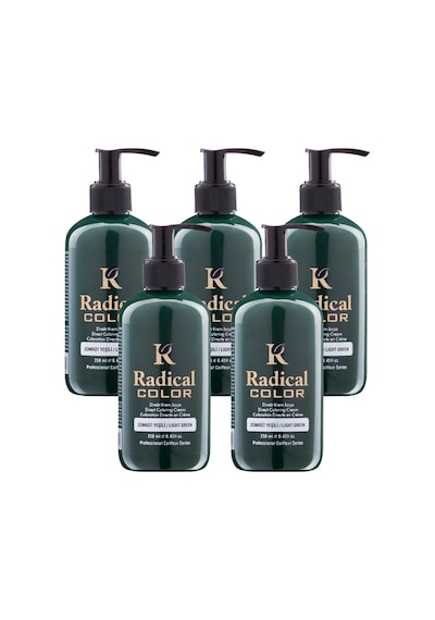 Radical Color New 25/emerald Amonyaksız Su Bazlı Saç Boyası 250 Ml 5 Adet Zümrüt Yeşili