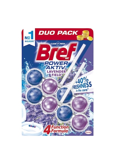 Bref Power Aktiv 2'Li Lavanta Klozet Bloğu