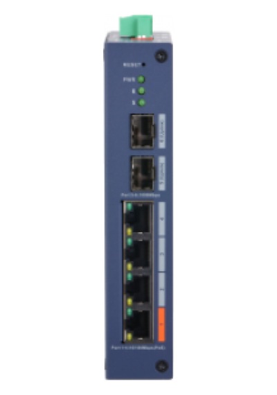 Dahua Chs4206-4et-60 4xfe-2xge/sfp Yönetilebilir Megabit 60w Poe Switch