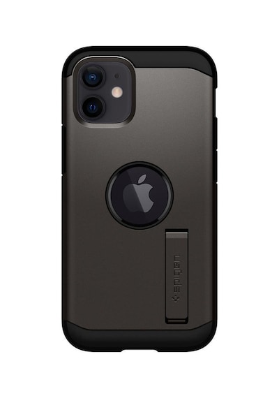 Spigen Apple Uyumlu iPhone 12 Mini İle Kılıf Tough Armor Gunmetal