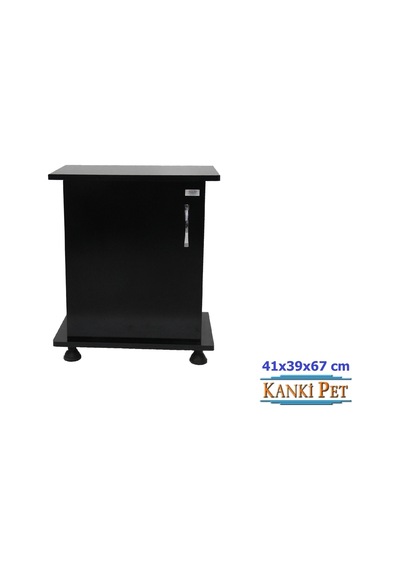 Kanki Pet 41 CM Flex İthal Akvaryum Mdf Sehpası Siyah 41 x 39 x 67 CM
