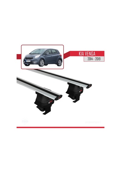 Kia Venga 2014-2019 Arası İle Uyumlu Ace-4 Ara Atkı Tavan Barı Gri