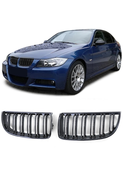 Bmw 3 Serisi E90 05-08 Uyumlu Çift Çıta Panjur Takımı Sıfır 1