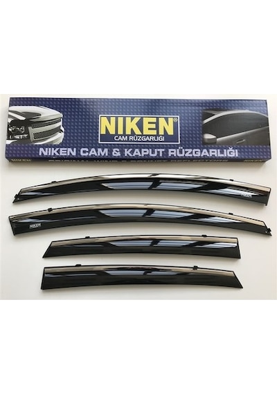 Renault Clio 2012 - 2020 4 Kromlu Cam Rüzgarlık