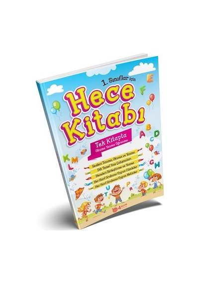 1.Sınıflar için Hece Kitabı – 4 Adım Yayınları