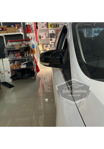 ŞüsCarOto Ford Focus 3 3.5 2011-2018 Batman Yarasa Ayna Kapağı Piano Black ABS Plastik (00)