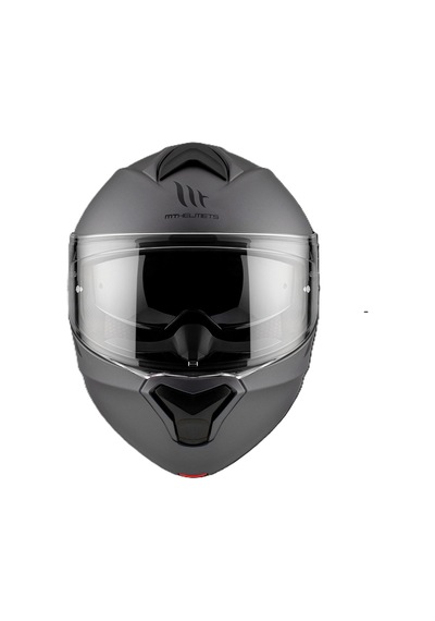 Mt Genesis FU935SV Solid A2 Matt Titanium Çene Açılır Motosiklet Kaskı Gri