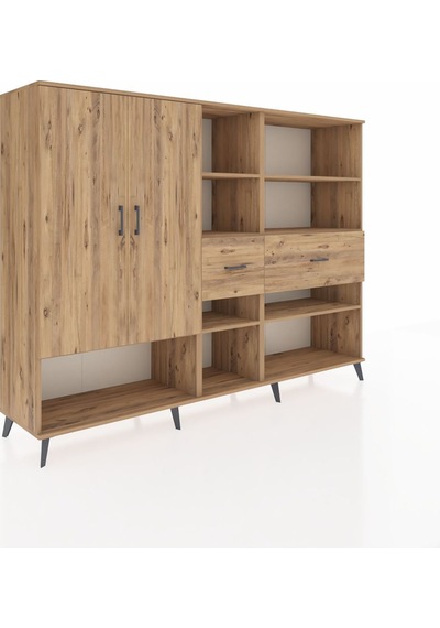Hyperion Dolap 10 Raflı 2 Çekmeceli 2 Kapaklı 220x44x163 Çam-çam Atlas Çam - Atlas Çam Hyperion Dolap 10 Raflı 2 Çekmeceli 2 Kapaklı 220x44x163 Çam-çam Atlas Çam - Atlas Çam